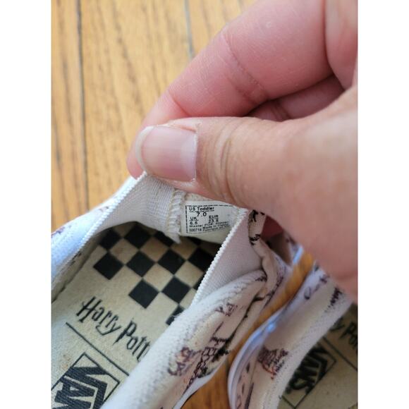 Size 7 Toddler Harry Potter Vans Michief Managed Slip On - Picture 8 of 10